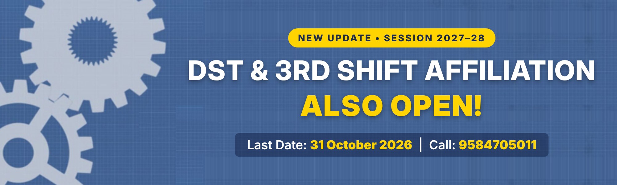 DST and 3rd Shift ITI Affiliation Open